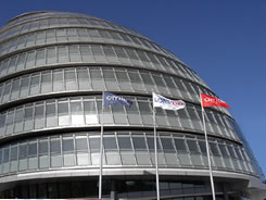 The Greater London Assembly - repair to scratched glazing
